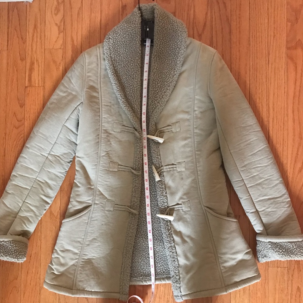 DKNY Jeans Fall Weather Coat. This jacket shaped nicely, see last pic.